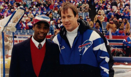 David Hinson with Jim Kelly. 1994.