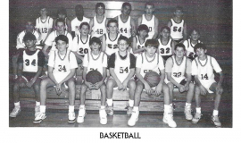 David Hinson, Jefferson Middle School basketball team, 1989-90.