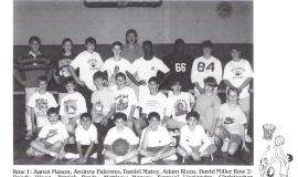 David Hinson, Jefferson Middle School basketball team, 1990-91.
