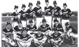 Falconer Central School varsity baseball team. 1983.