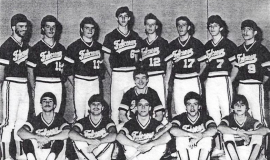 Falconer Central School varsity baseball team. 1987.