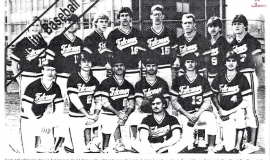 Falconer Central School varsity baseball team. 1988.