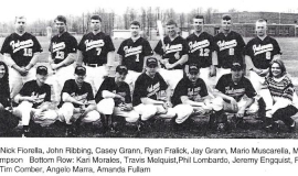 Falconer Central School varsity baseball team. 1997.