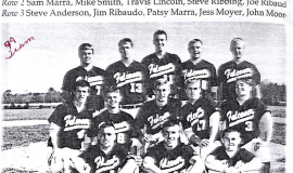 Falconer Central School varsity baseball team. 1999.