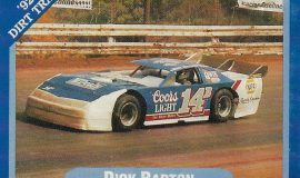 Dick Barton 1992 Dirt Track trading card.
