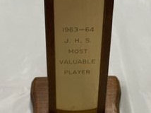 1963-64 Jamestown High School Basketball MVP.