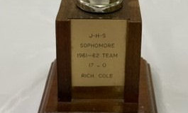 1961-62 Jamestown High School Sophomore Undefeated Basketball.