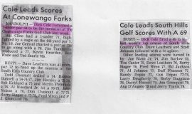 Golf articles.