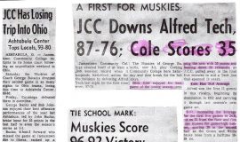 Jamestown Community College basketball articles.