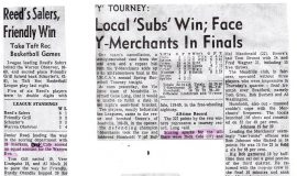 Recreation league basketball articles.