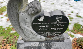 Don Reinhoudt's grave marker.