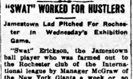 "Swat" Worked For Hustlers. April 29, 1915.
