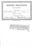 Kane Area Senior High  track  certificate, 1965.