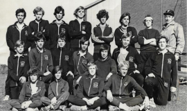 Fredonia High School cross-country team. 1980.