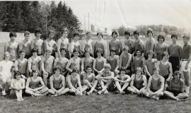 Fredonia High School track & field team. 1982.