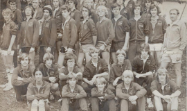 Fredonia High School cross-country team. 1976.