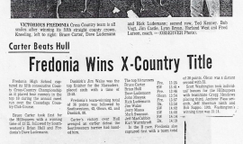 Fredonia Wins X-Country Title 1971.