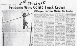 Fredonia Wins CCIAC Track Crown. May 26, 1972.