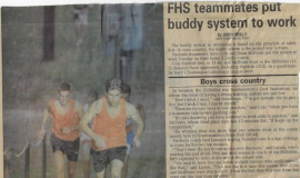 FHS teammates put buddy system to work. 1994.