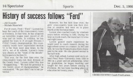 History of success follows "Ferd". December 5, 1986.