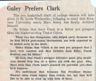 Guley Prefers Clark. 1957.