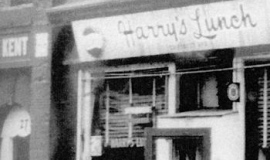 Harry Martenson's lunch counter circa 1960.