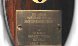 Harry Rissel was presented with the Morrie Mistretta Sportsmanship Award.