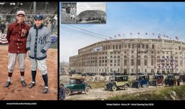4/18/1923. Grand Opening Day at the new Yankee Stadium.