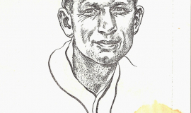 Howard Ehmke page from a book titled "Connie Mack's Philadelphia Athletics, American League Champions 1929" published by the Philadelphia Sporting Writers' Association.