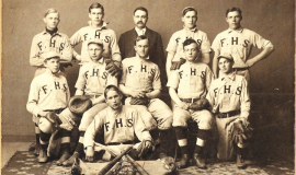 1908 Falconer High School baseball team.
