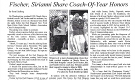 Fischer, Sirianni Share Coach-Of-Year Honors. January 18, 2009