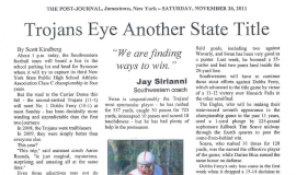 Trojans Eye Another State Title. November 26, 2011.