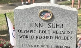 Jenn Suhr marker unveiled September 10, 2022.