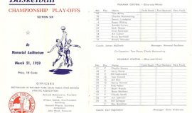 Section 6 play-off program.1959.