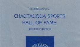 1983 CSHOF induction banquet program cover.