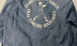 Joe Nagle's Jamestown Area Old Timers jacket. Circa 1985.