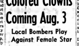 Colored Clowns Coming Aug. 3.  July 17, 1953.