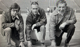PaPat Slater, Howard McMullin, and Joe Sanfilippo. 1979 at Rich Stadium.