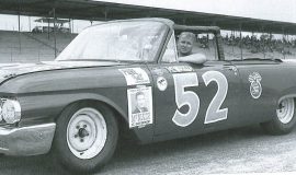 Cale Yarborough, NASCAR driver, 1962 race at Darlington Speedway.
