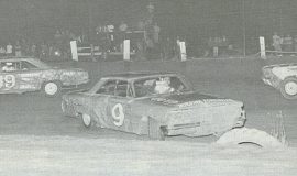 Freddy Knapp #99 and Floyd Fanale #9, Stateline Speedway, 1966.