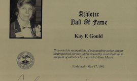 Kay Gould, Allegheny Athletic Hall of Fame, 1991.