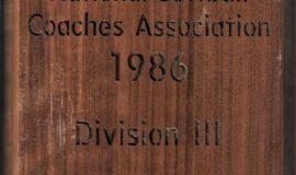 National Softball Coaches Association, Regional Coach of the Year, 1986.
