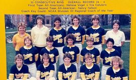 Allegheny softball, 1985-86.