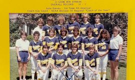 Allegheny sofball, 1984-85.