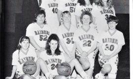 Jamestown High School basketball team, 1992.