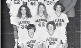Jamestown High School basketball team, 1993.