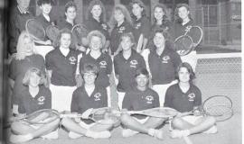 Jamestown High School tennis team, 1992.