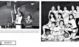 Jamestown High School JV basketball team, 1990.