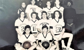1991 Jamestown High School JV  basketball team.