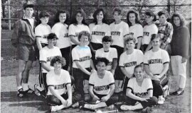 Jamestown High School JV softball team, 1991.